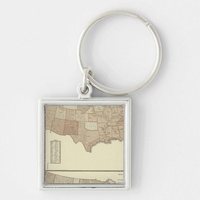 Deaths, whooping cough, measles keychain (Front)