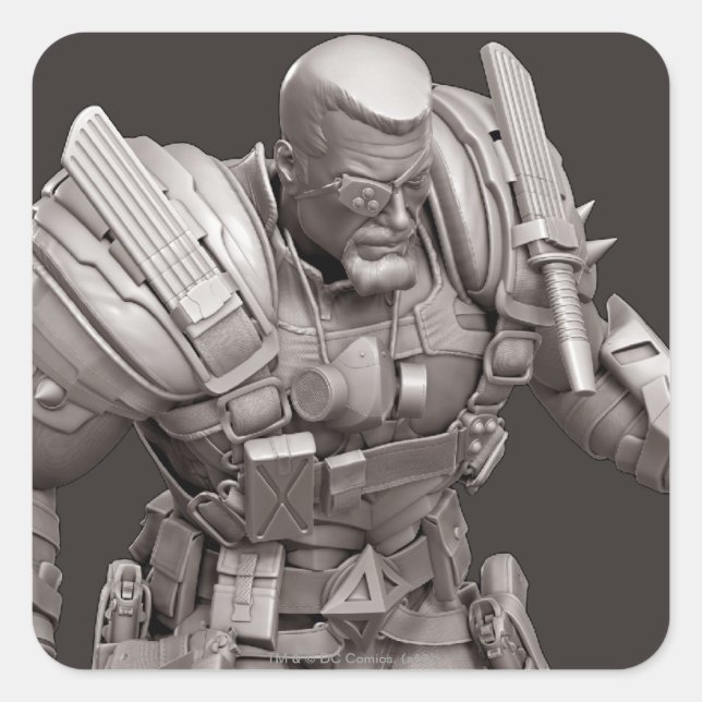 Deathstroke Alternate Square Sticker (Front)