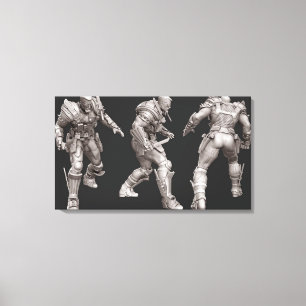 Deathstroke Alternate Turnaround Canvas Print