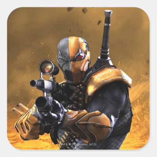 Deathstroke Square Sticker