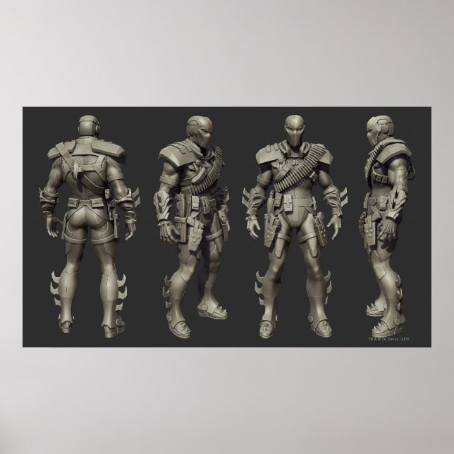 Deathstroke Turnaround Poster (Front)