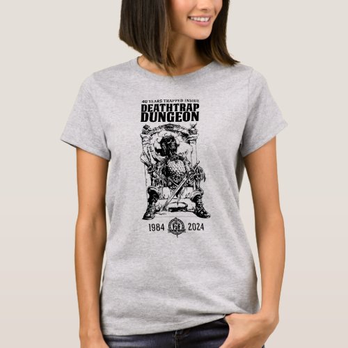 Deathtrap Dungeon Skeleton Warrior T_shirt