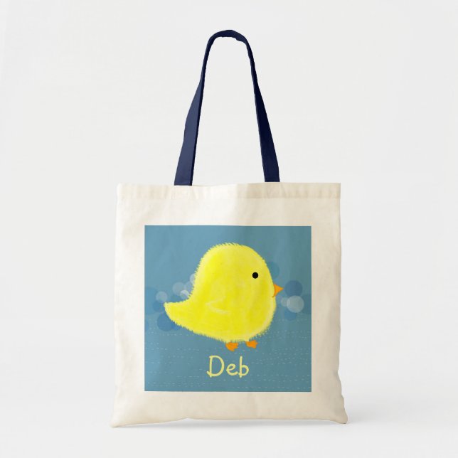 Deb Baby Chick Shopping / Beach / Gift Bag (Front)