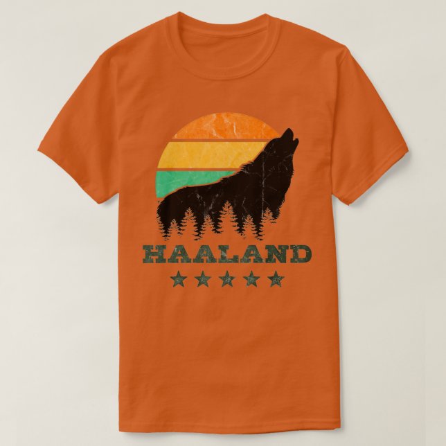 Deb Haaland Wolf Sunset  T-Shirt (Design Front)