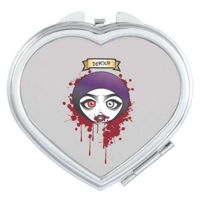 Deb Leigh "Devour" Compact Mirror (Front)