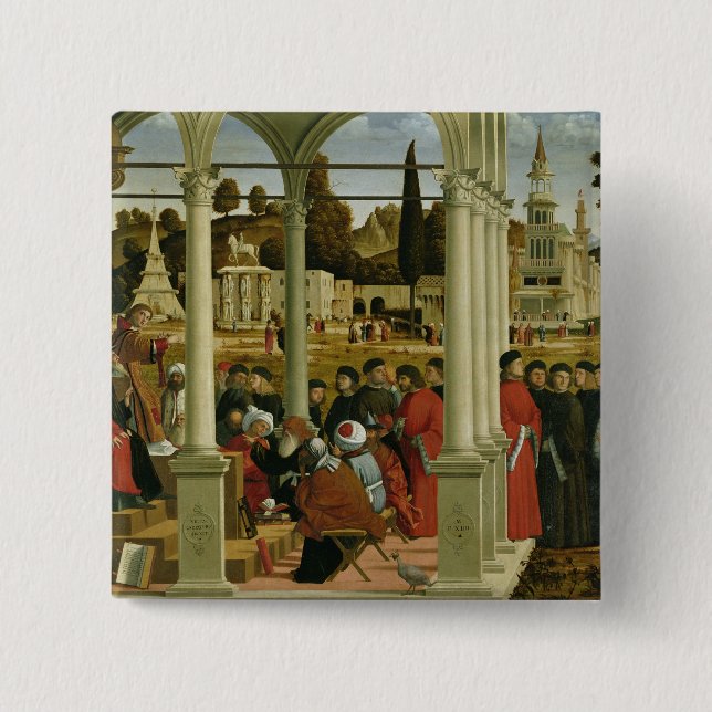 Debate of St. Stephen Button (Front)