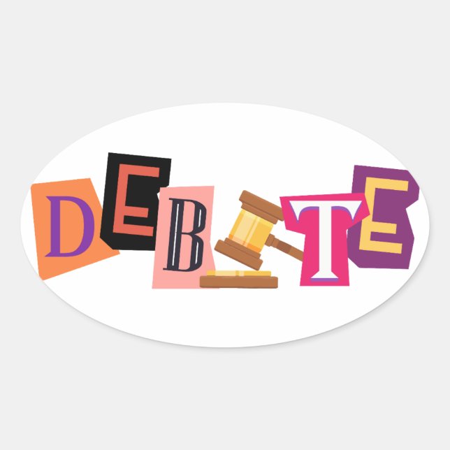Debate Sticker (Front)