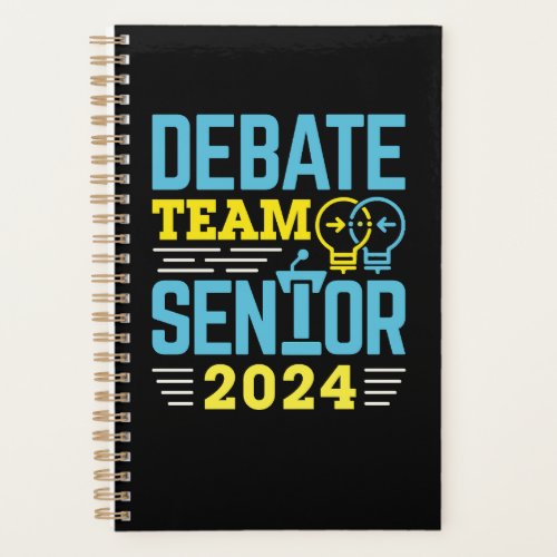 Debate Team Senior 2024 Planner