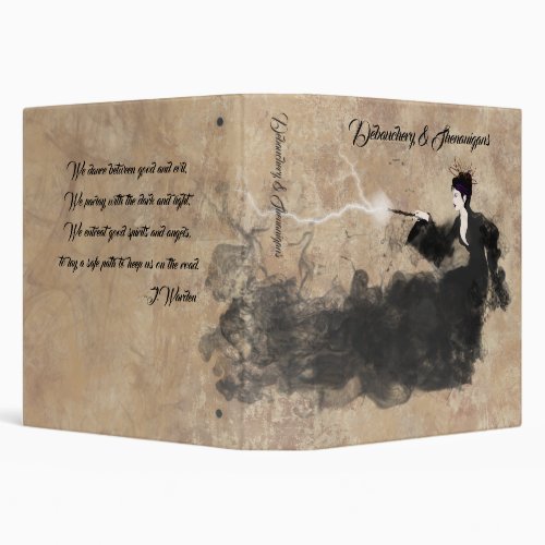 Debauchery  Shenanigans Witches BoS Binder