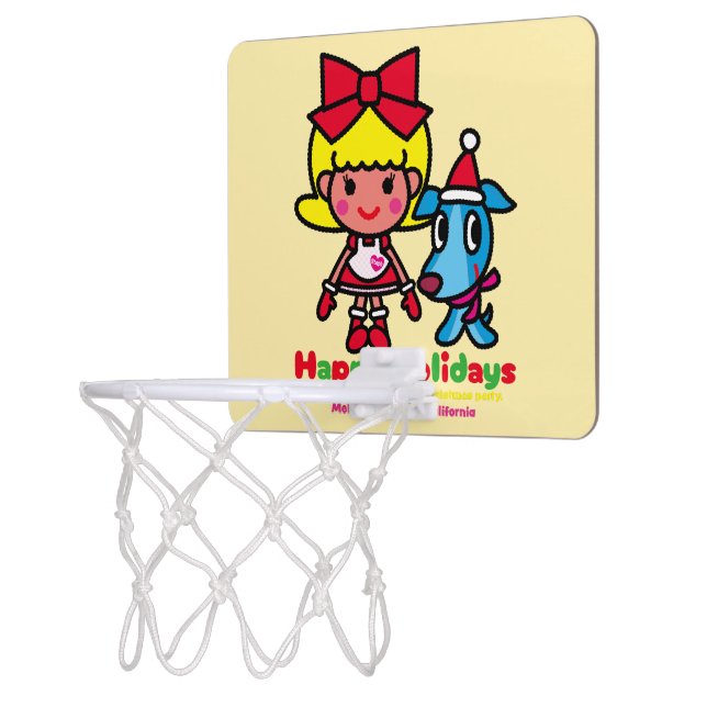 Debbie and Peg's Christmas Mini Basketball Hoop (Left)