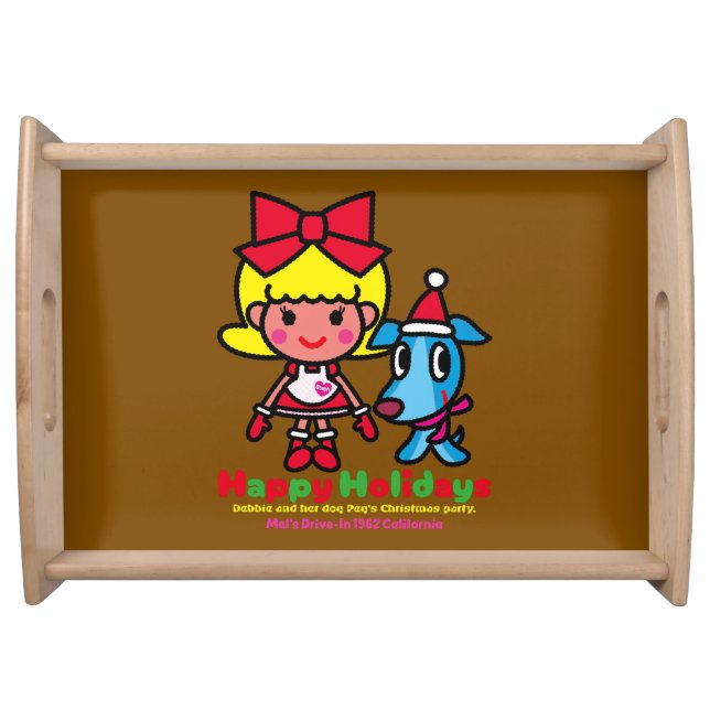 Debbie and Peg's Christmas Serving Tray (Front)