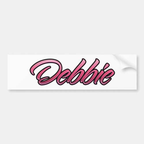 Debbie faded pink Aufkleber Sticker