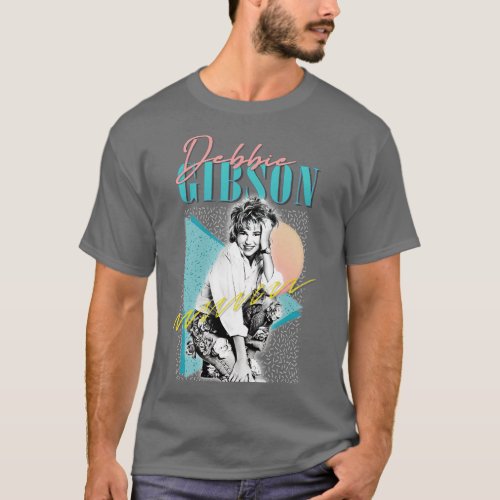 Debbie Gibson 80s Styled Aesthetic Design 1 T_Shirt