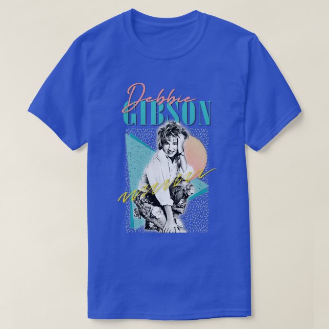 Debbie Gibson 80s Styled Aesthetic Design 1 T-Shirt (Design Front)
