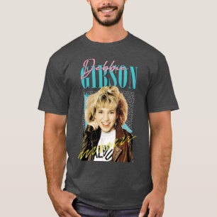 Debbie Gibson 80s Styled Aesthetic Design T-Shirt