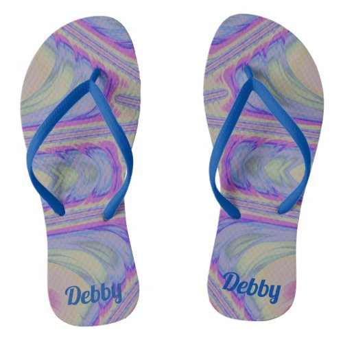 DEBBY  Multicoloured Pastel Design  Original  Flip Flops