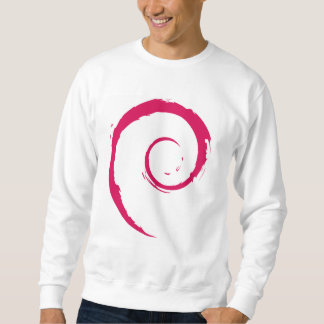 Debian Basic Sweatshirt, White Sweatshirt