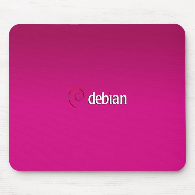 Debian Linux Mouse Pad (Front)