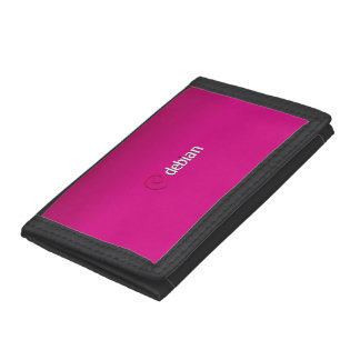 Debian Linux Phlox gradient Trifold Wallet