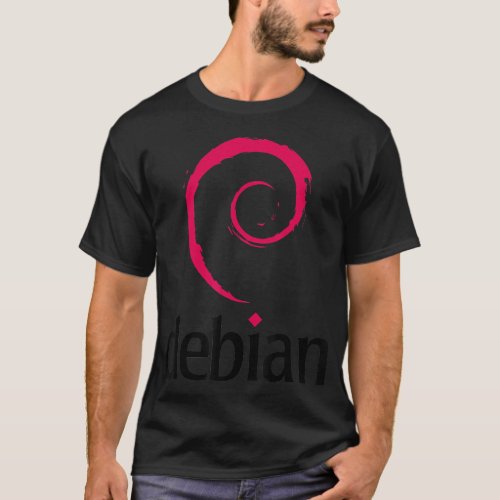 Debian Linux Spiral Open Source Shirt