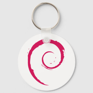 Debian Logo Keychain