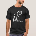 Debian Love - Cool Ice Theme T-shirt at Zazzle