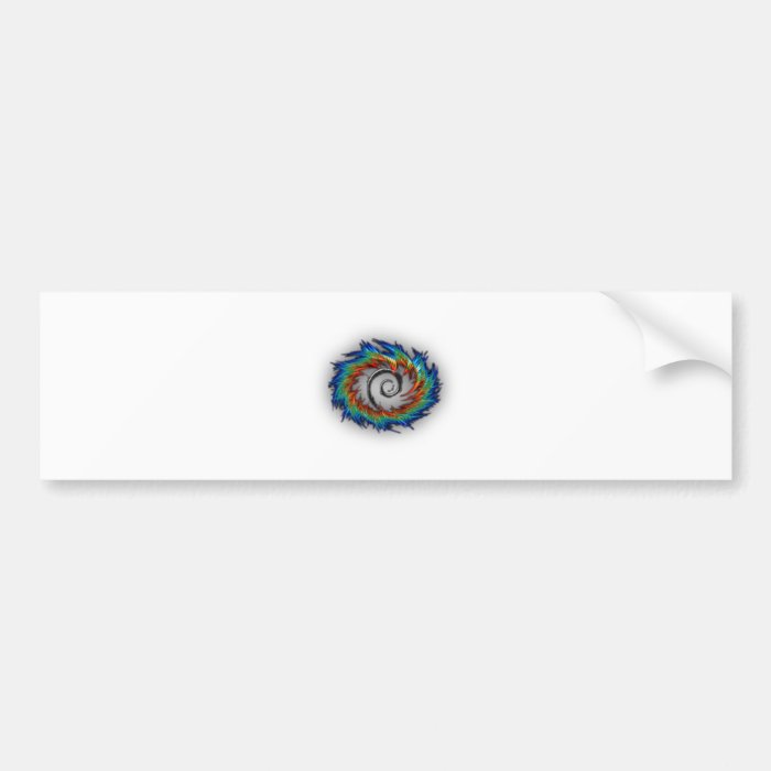 Debian swirl bumper stickers