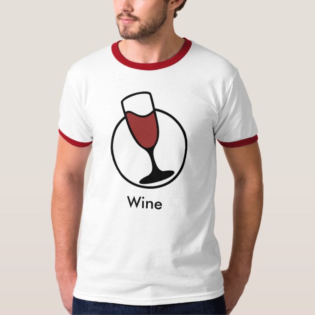 Debian Wine T-shirt (Front)