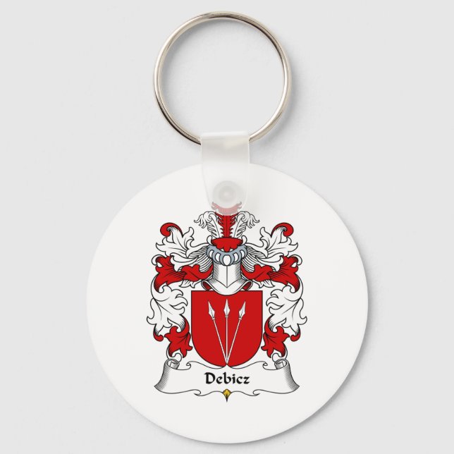Debicz Family Crest Keychain (Front)