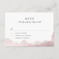 Debonair Blush Pink RSVP