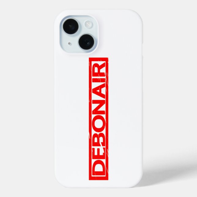 Debonair Stamp Case-Mate iPhone Case (Back)