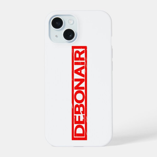 Debonair Stamp Iphone Case (Back)