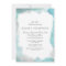 Debonair Turquoise Bridal Shower Invitation
