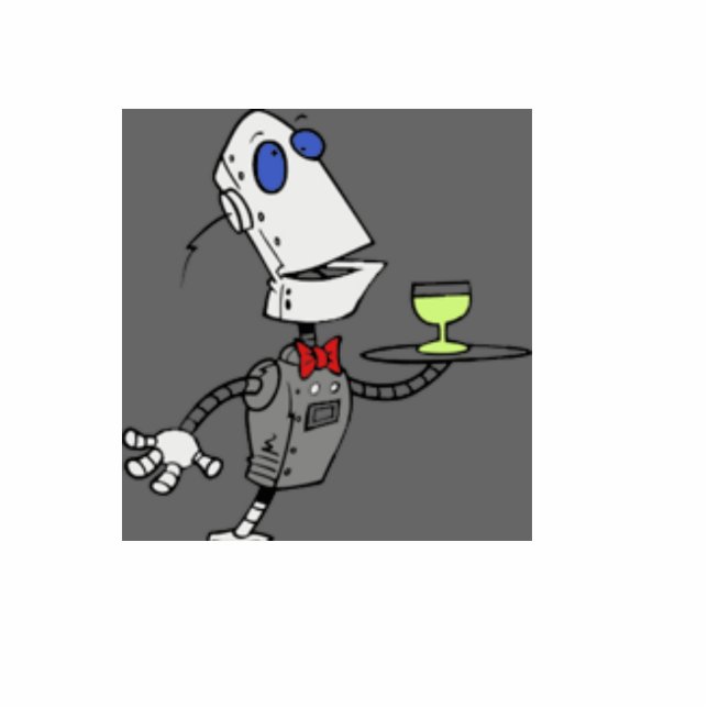Debonairo The Robot Butler Cutout (Front)