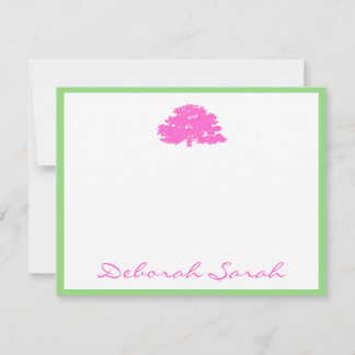 Deborah Custom Bat Mitzvah Thank You Note Card