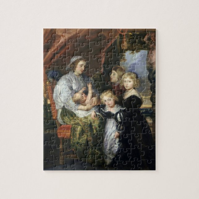Deborah Kip and Her Children Jigsaw Puzzle (Vertical)