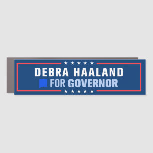 Debra Haaland for New Mexico Governor Bumper Car Magnet