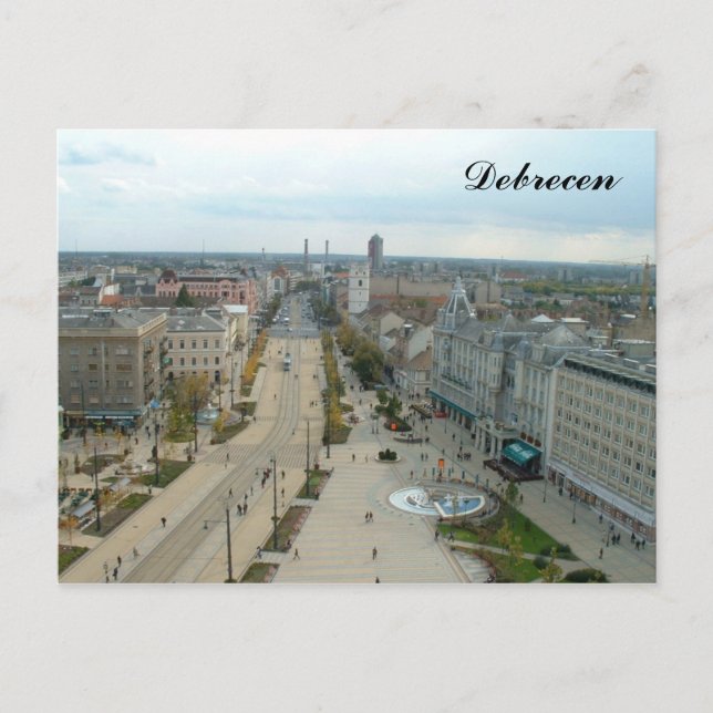 Debrecen Postcard (Front)
