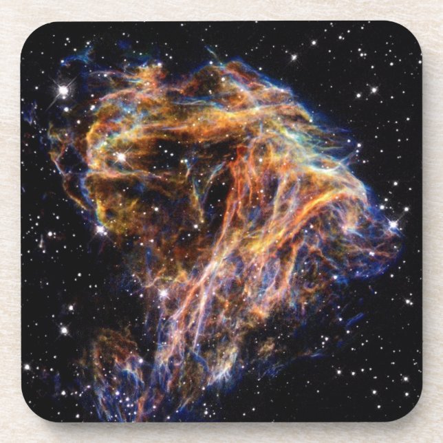 Debris From a Stellar Explosion Drink Coaster (Front)
