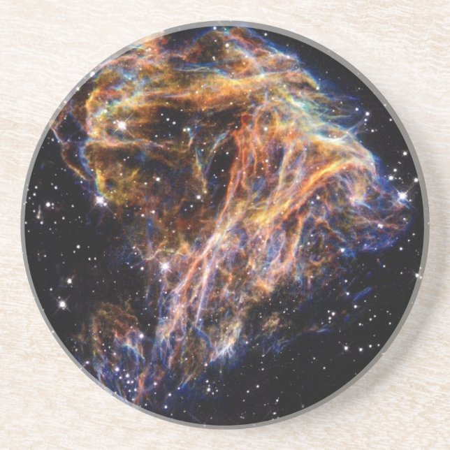 Debris From a Stellar Explosion Sandstone Coaster (Front)