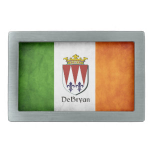 DeBryan Irish Flag Belt Buckle