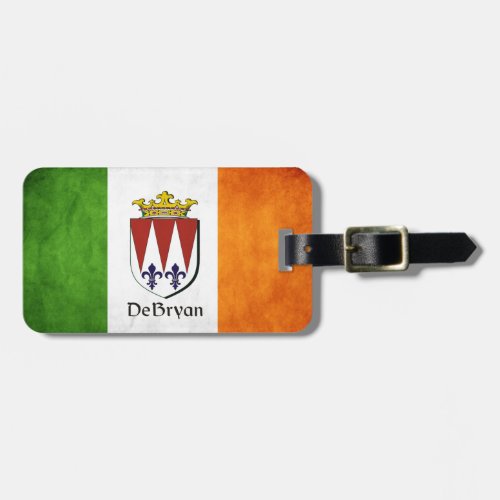 DeBryan Irish Flag Luggage Tag