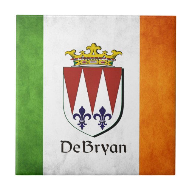 DeBryan Irish Flag Tile (Front)
