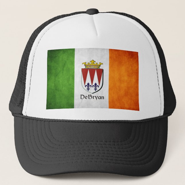 DeBryan Irish Flag Trucker Hat (Front)