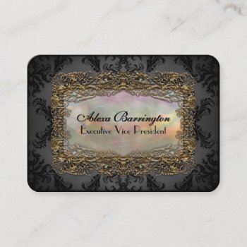 Debsaulea  Elegant Gold Professional Business Card by LiquidEyes at Zazzle