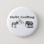 Debt Ceiling Camouflage Button