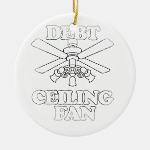 DEBT CEILING FAN CERAMIC ORNAMENT