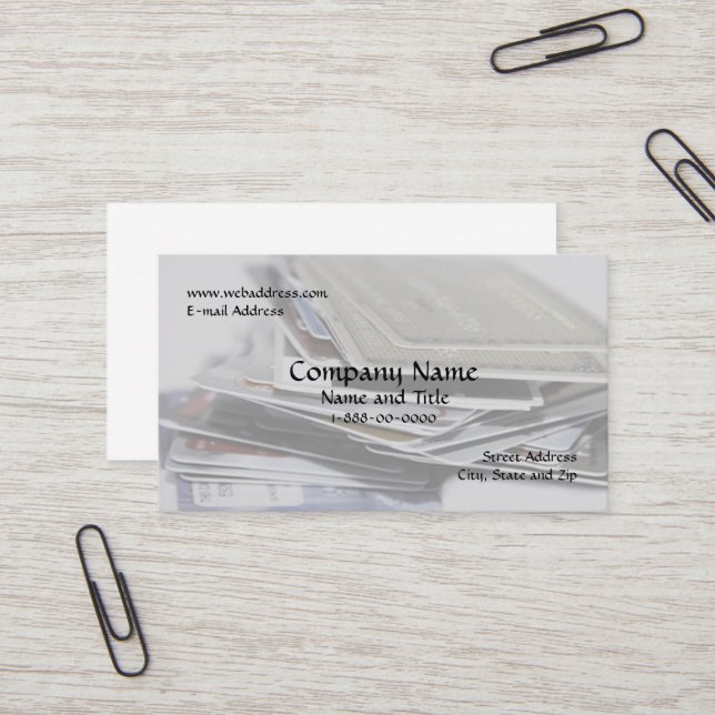 Debt Consolidation Business Card (Front/Back In Situ)