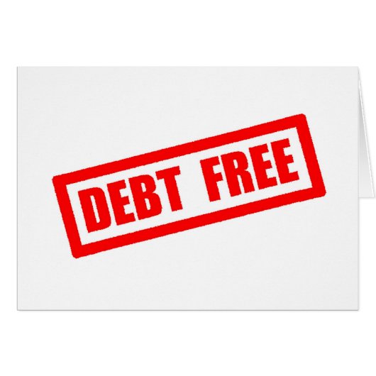Debt Free Cards (Front Horizontal)