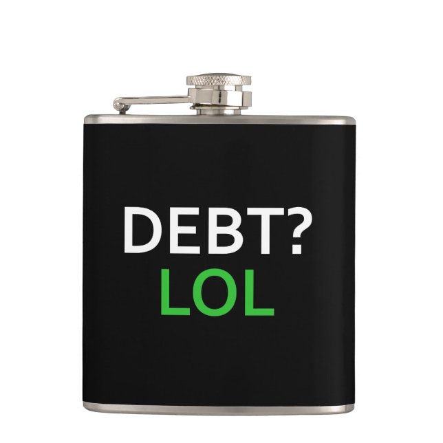 Debt LOL Flask (Front)